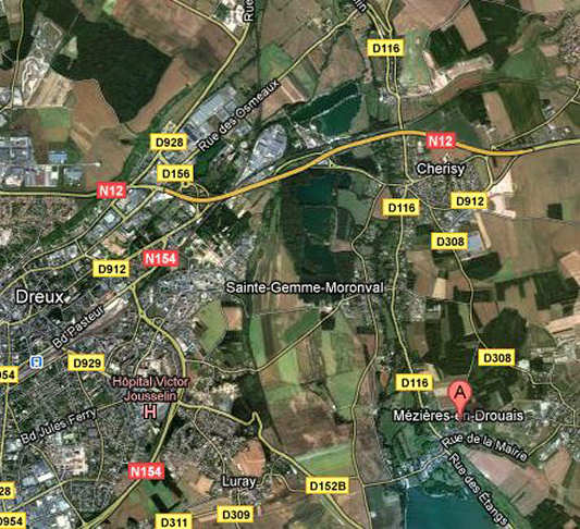 Terrain constructible de 1383 m2